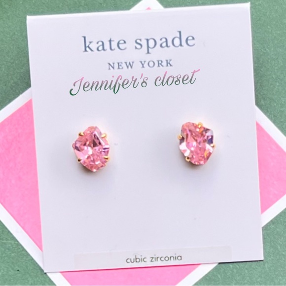 Kate Spade Earrings NWT / Crystal Stud Earrings - Picture 4 of 6
